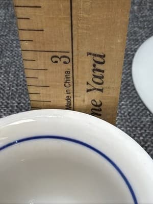 Vtg Delft Blue Hand Painted Windmill Floral Demitasse Coffee Tea Cup Saucer Sm. - Thumbnail 12