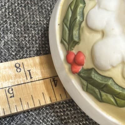 Vintage 1960 Taiwan Bisque Musical Frosty The Snowman Rotating Christmas Song - Thumbnail 9