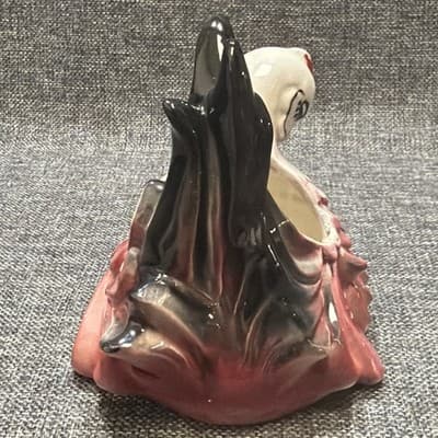 Vintage Royal Copley Rooster Hen Nesting Planter/Vase Tilted Head Multicolor - Thumbnail 9