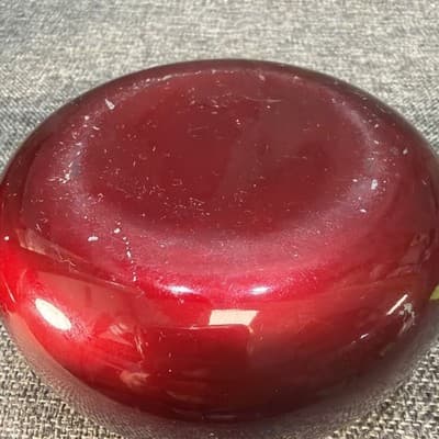 Vintage Japanese Lacquerware Tea Caddy Lidded Storage Jar Red Tassel Japan - Thumbnail 13