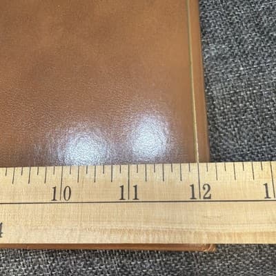 Vintage Springfield Scrapbook Brown New Old Stock Large 12x14 Blank Pages Gold - Thumbnail 12