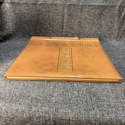 Vintage Springfield Scrapbook Brown New Old Stock Large 12x14 Blank Pages Gold - Thumbnail 6