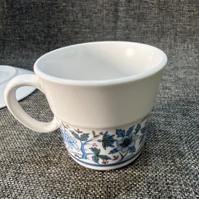 Noritake Progression Blue Moon Cups Mugs And Saucers 9022 Coffee Tea Replacement - Thumbnail 8