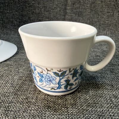 Noritake Progression Blue Moon Cups Mugs And Saucers 9022 Coffee Tea Replacement - Thumbnail 6