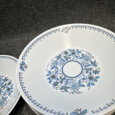 Blue Moon by Noritake Progression 7.25” Coupe Cereal Bowl Set Of 8 Floral Deep - Thumbnail 7