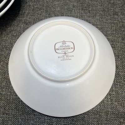 Blue Moon by Noritake Progression 7.25” Coupe Cereal Bowl Set Of 8 Floral Deep - Thumbnail 14