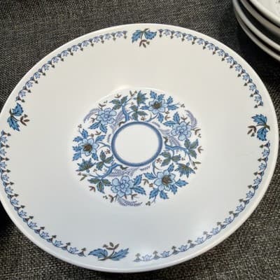 Blue Moon by Noritake Progression 7.25” Coupe Cereal Bowl Set Of 8 Floral Deep - Thumbnail 11
