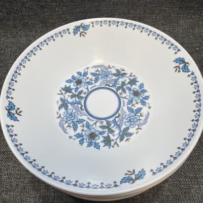 Blue Moon by Noritake Progression 7.25” Coupe Cereal Bowl Set Of 8 Floral Deep - Thumbnail 2