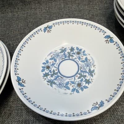 Blue Moon by Noritake Progression 7.25” Coupe Cereal Bowl Set Of 8 Floral Deep - Thumbnail 12