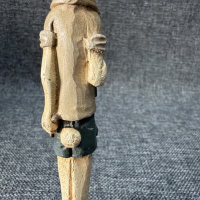 1992 Early Jim Shore Farmer Carrots Pencil Rabbit Statue 7” Easter Bunny Crk1059 - Thumbnail 6
