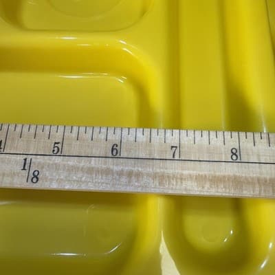 Cafeteria TRAEX Picnic School Lunch 6 Compartment Divider Tray Set Of 4 Vintage - Thumbnail 9