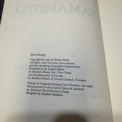 Get Yamamoto By Burke Davis 1969 First Edition HC DJ Pearl Harbor WW 2 Vintage - Thumbnail 11