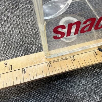 Vtg 1970s Lucite Acrylic Snacks Canister Jar Swivel Lid Countertop Scoop Spoon - Thumbnail 13
