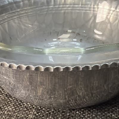 Vintage Continental Silver Wild Rose W Pyrex 465 Dish # 1057 Aluminum Bowl w Lid - Thumbnail 12