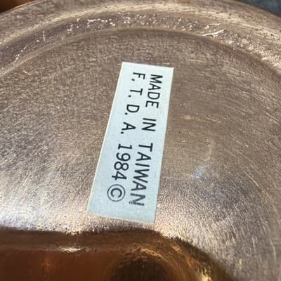 Vintage Copper Plated Bowl Planter F.T.D.A Made In Taiwan 1984 Set Of 3 Matching - Thumbnail 6