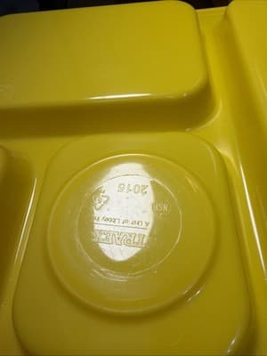 Cafeteria TRAEX Picnic School Lunch 6 Compartment Divider Tray Set Of 4 Vintage - Thumbnail 15