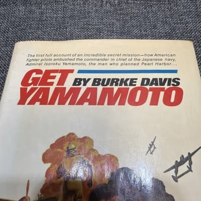 Get Yamamoto By Burke Davis 1969 First Edition HC DJ Pearl Harbor WW 2 Vintage - Thumbnail 2