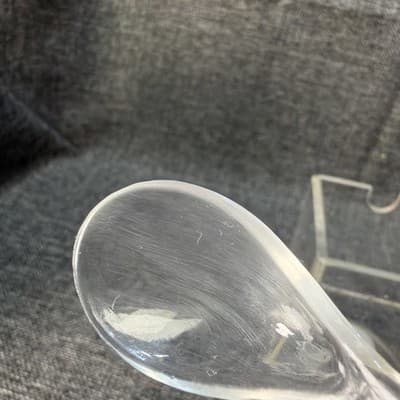 Vtg 1970s Lucite Acrylic Snacks Canister Jar Swivel Lid Countertop Scoop Spoon - Thumbnail 7