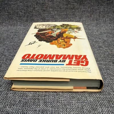 Get Yamamoto By Burke Davis 1969 First Edition HC DJ Pearl Harbor WW 2 Vintage - Thumbnail 5