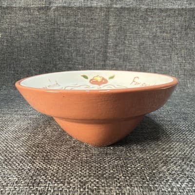 VTG Ruth Price Pennsylvania Dutch Motto Ware Candy Dish For Sweets Or Sours - Thumbnail 6