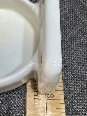 White Porcelain Wall Mount Bathroom Cup Tumbler Holder Patina Antique Bathroom - Thumbnail 10