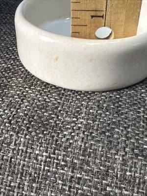White Porcelain Wall Mount Bathroom Cup Tumbler Holder Patina Antique Bathroom - Thumbnail 12