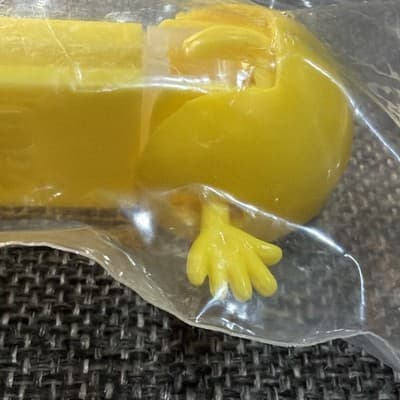 PEZ Rare Smiley Dispenser 1998 Burlingame Museum Of Pez Memorabilia Arms no Feet - Thumbnail 10