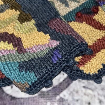 Women’s Peruvian Connection Leaves Sweater 100% Pima Cotton Greens Size Medium - Thumbnail 8