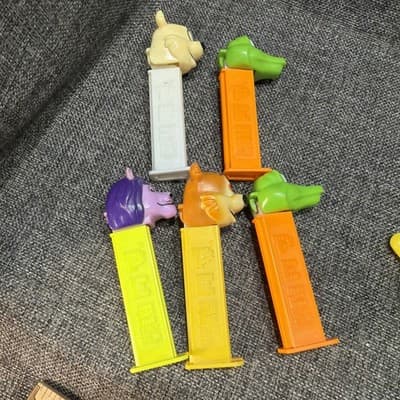 Lot Of 9 Pez Kooky Zoo Elephant Alligator Bear Lion Lamb Hippo 1990’s Candy Toys - Thumbnail 11