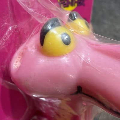 Pez Bonbons Pink Panther Vintage Complete Set of 4 European Sealed Missing Ear - Thumbnail 10
