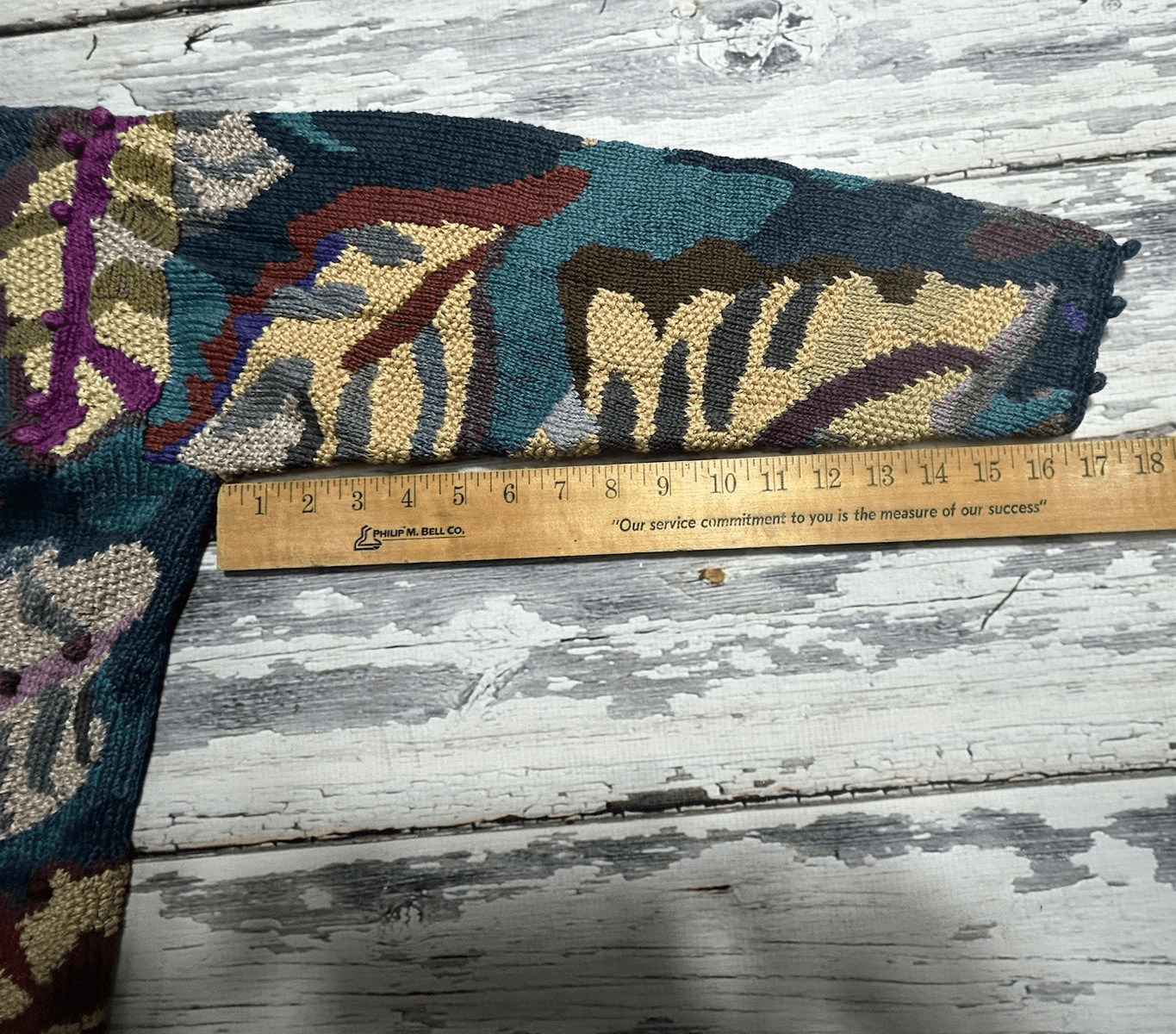 Women’s Peruvian Connection Leaves Sweater 100% Pima Cotton Greens Size Medium - Thumbnail 13
