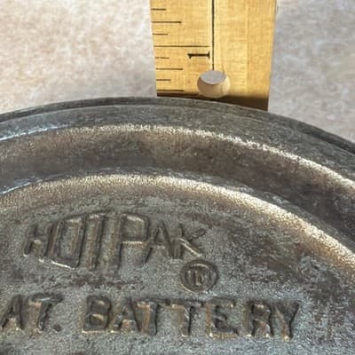 Vintage American Hospital Supply Corp Hot Pak Heat Battery For Food 1938 Round - Thumbnail 9