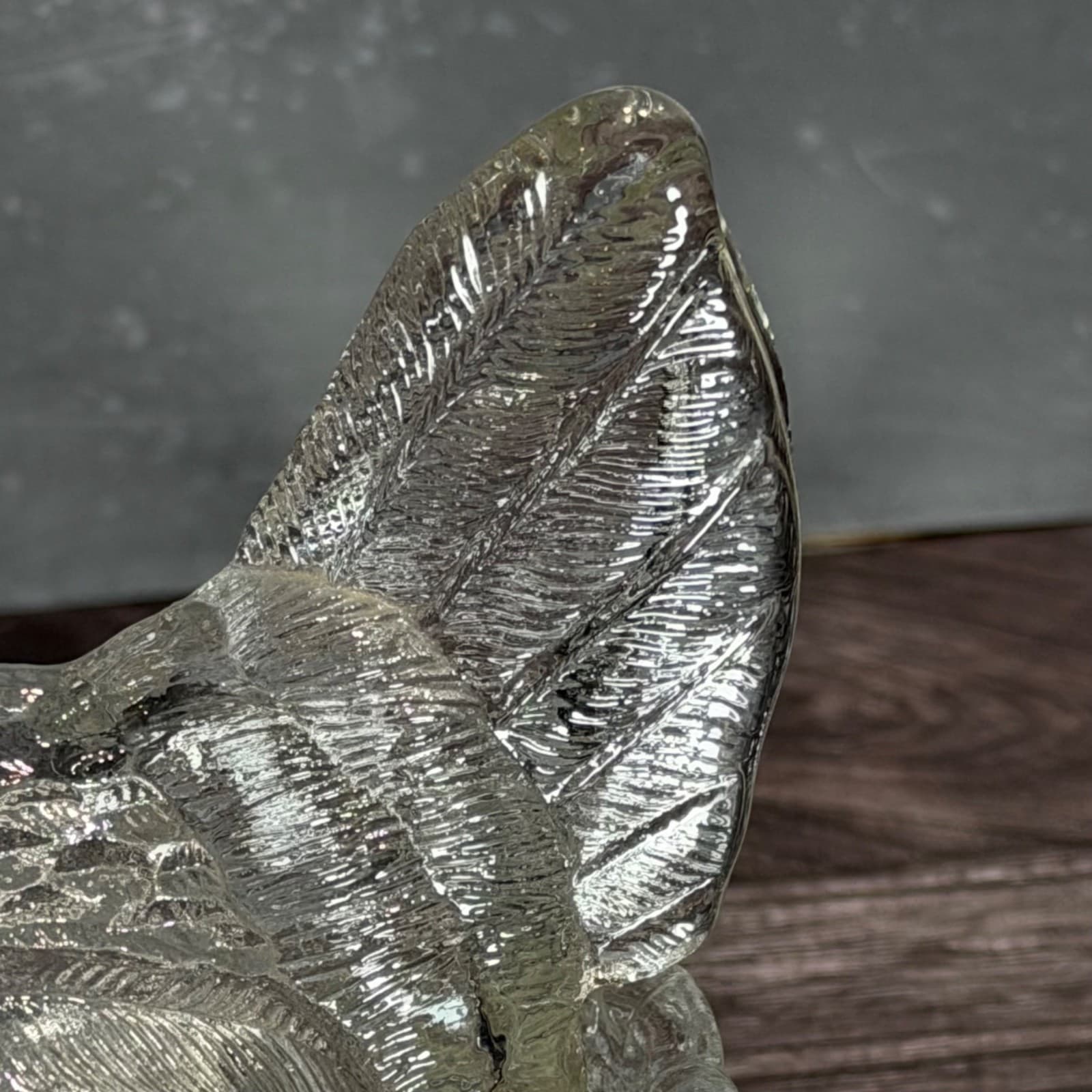 Vintage Clear Glass Hen On Nest Covered Dish Decorative Collectible 1980's - Thumbnail 7