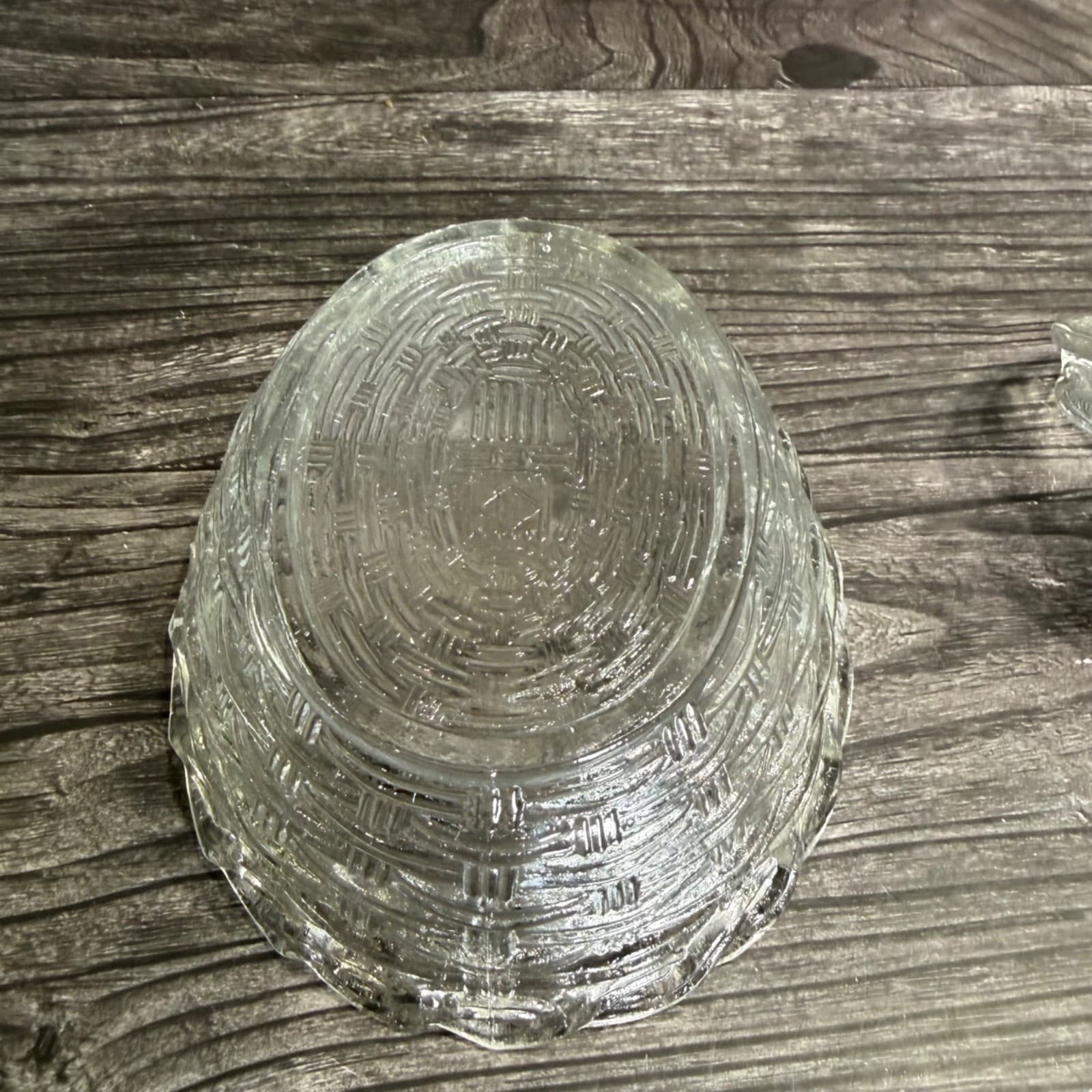 Vintage Clear Glass Hen On Nest Covered Dish Decorative Collectible 1980's - Thumbnail 12