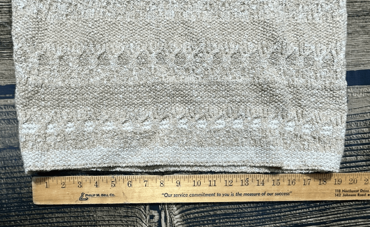 VTG Liz Claiborne Women Ivory Brown Pullover Sweater Oatmeal Heather Small - Thumbnail 11