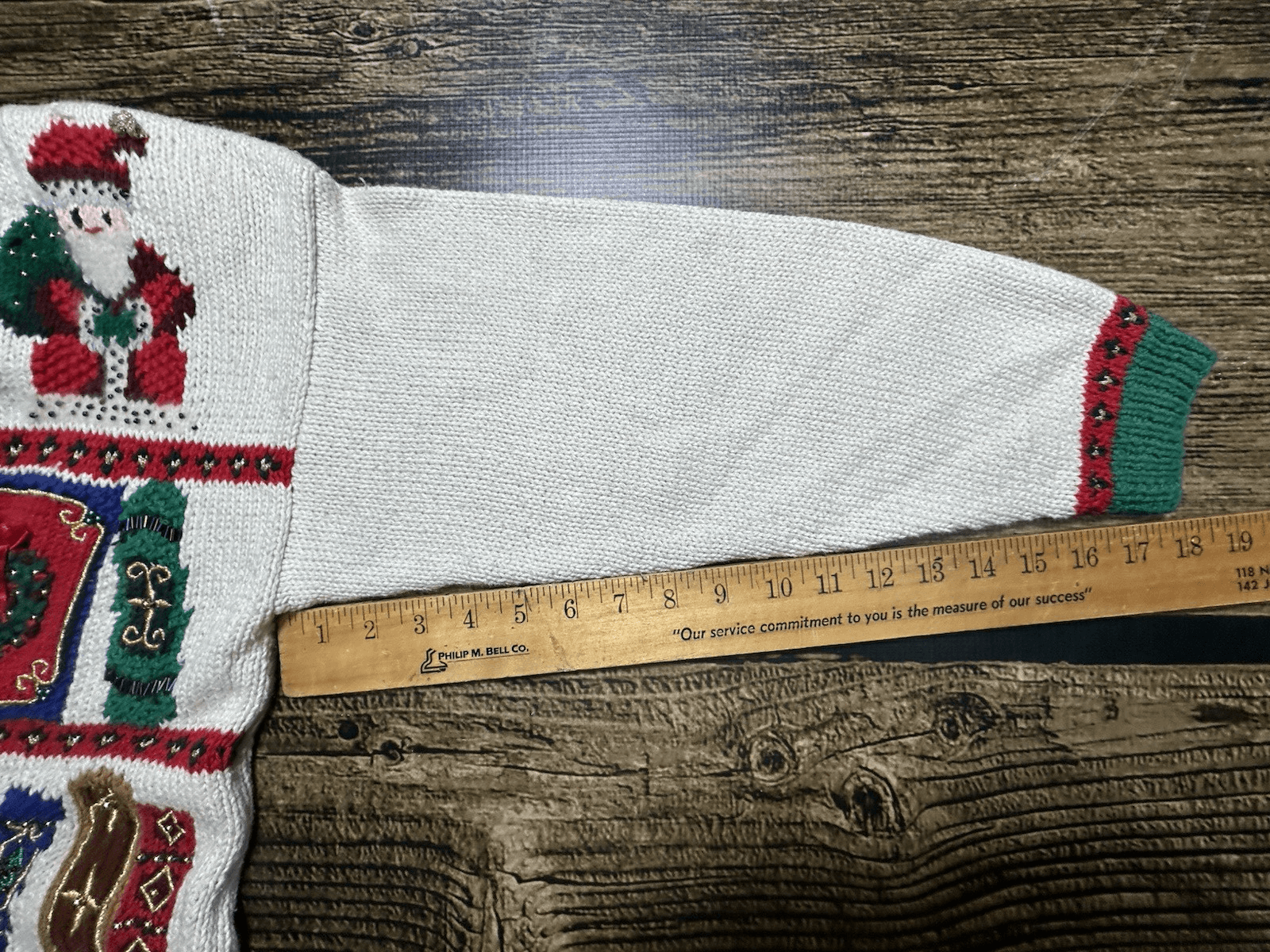Marisa Christina Vintage Holiday Cardigan Sweater Size PS 90s Christmas Cotton M - Thumbnail 14
