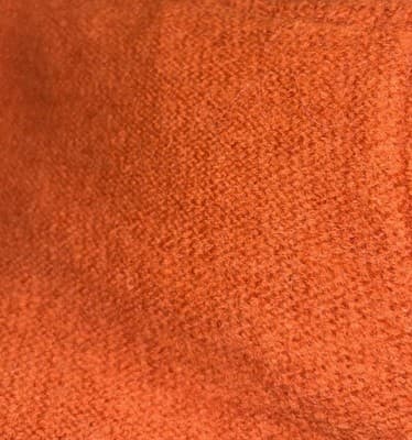 Womens S Design Barn Burnt Orange Fall Pull Over 100% Wool Hooded Vintage Pocket - Thumbnail 4