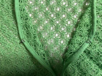 Vintage Norton McNaughton Cardigan Light Weight Single Close Green Spring Easter - Thumbnail 6