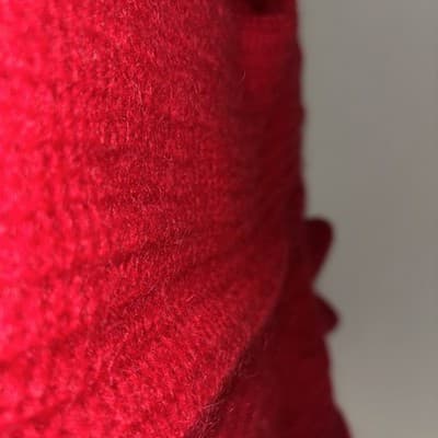 Express Tricot Vintage 80's 90's Mohair Blend Fizzy Red Sweater Dress Size XS S - Thumbnail 5