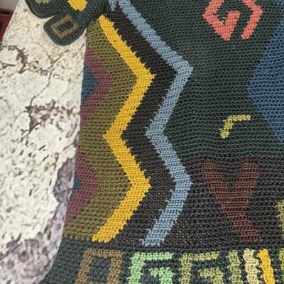 Peruvian Connection Bold Tunic Women’s Medium Baby Alpaca Wool Knit Sweater VTG - Thumbnail 4
