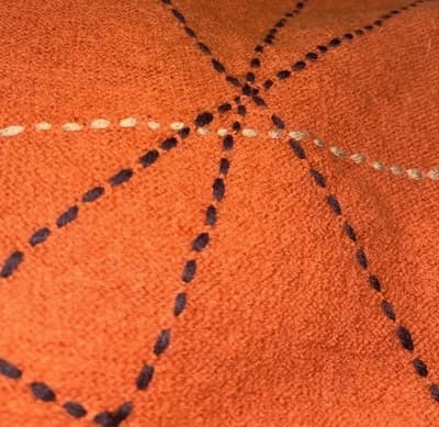 Womens S Design Barn Burnt Orange Fall Pull Over 100% Wool Hooded Vintage Pocket - Thumbnail 5