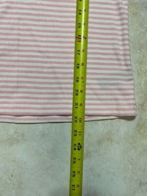 Ralph Lauren RL cotton petite medium pink & white striped blouse - Thumbnail 5