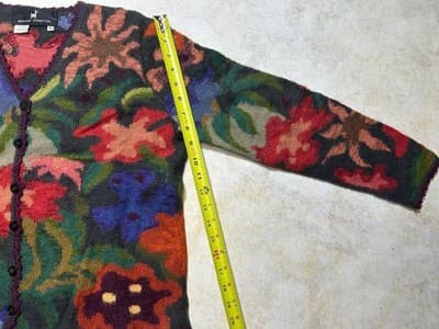 peruvian connection medium women’s alpaca cardigan - Thumbnail 6