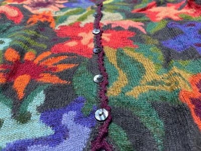 peruvian connection medium women’s alpaca cardigan - Thumbnail 9