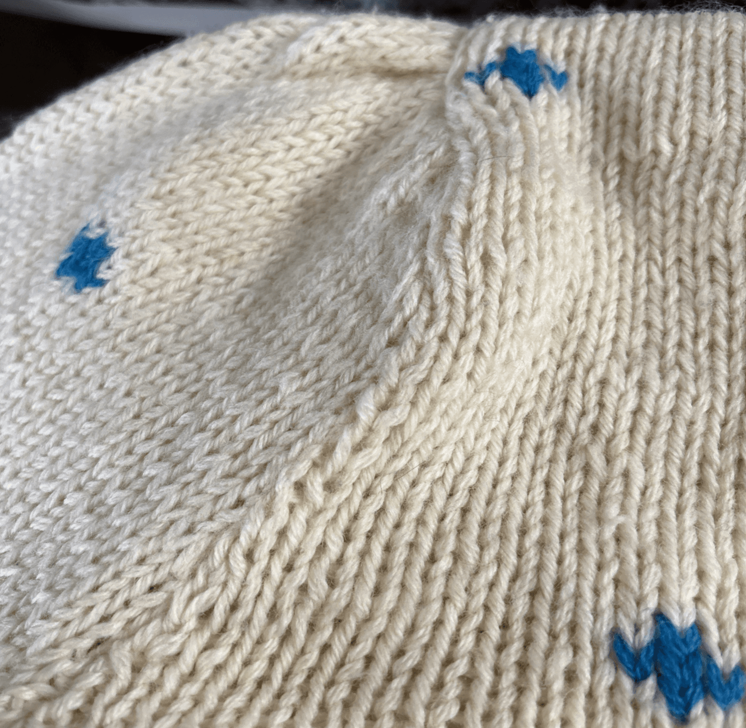Vtg Hand Knit Retro Pixelated Theme Ugly Christmas Sweater Men’s S Women’s M L - Thumbnail 3
