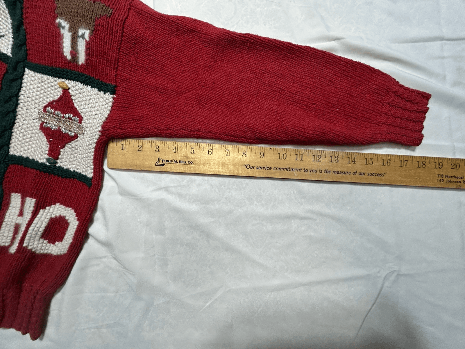 VTG Embellished Ho Ho Ho Santa Claus Ugly Christmas Sweater Women’s Small Petite - Thumbnail 14