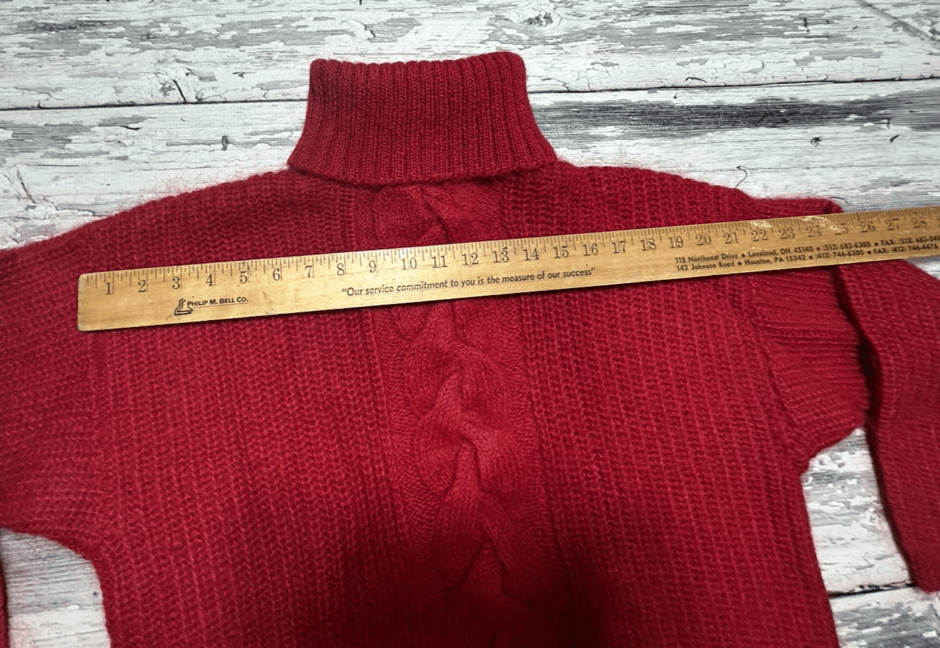 Express Tricot Vintage 80's 90's Mohair Blend Fizzy Red Sweater Dress Size XS S - Thumbnail 9