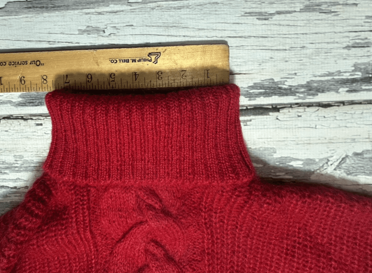 Express Tricot Vintage 80's 90's Mohair Blend Fizzy Red Sweater Dress Size XS S - Thumbnail 12
