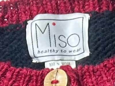 Vintage Miso Fall Harvest Knitted Women’s Cardigan Sweater Size Small Medium - Thumbnail 3