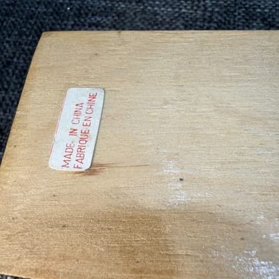 Vintage Dominoes Game Set Black Tiles Dragon Back Wood Box Complete Instructions - Thumbnail 11